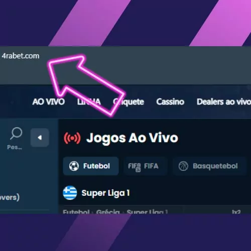 Faça login no site oficial da plataforma 4rabet