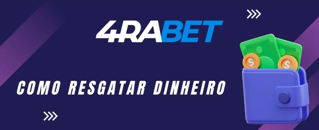 É fácil sacar fundos da carteira 4rabet.
